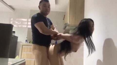 Busty Neighbor Borrows Salt – I Pound Her Tight Pussy Raw & Creampie Explosion! Image