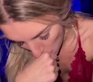 Naughty Teen Stepsis Begs Stepbro for Massive Cock Creampie on Christmas Eve! Image